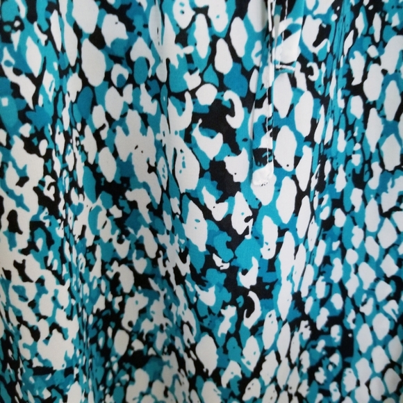 Snake Print Peasant Blouse - Picture 4 of 11